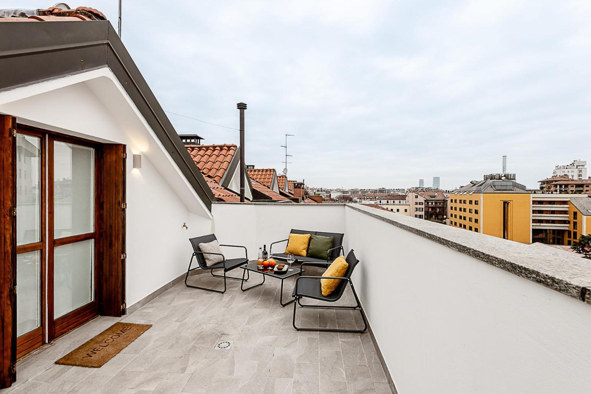 Stayeasy Argelati40 - Penthouse With 2 Bedrooms, 2 Bathrooms And Terrace - Navigli Milan Exterior photo